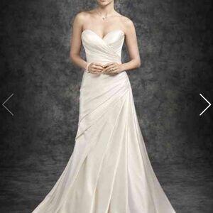 Kenneth Winston Ella Rosa Ivory A-Line Wedding Dress Size 12 NWOT